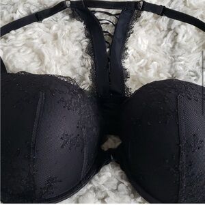 Nude Victoria's Secret Push-up Halter Bra